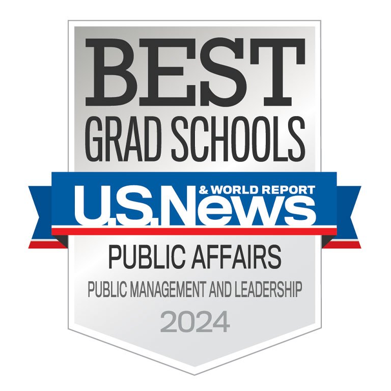 Public Management and Leadership badge from U.S. News and World Report.